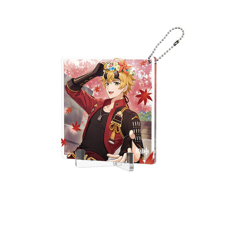 Genshin Impact Fated Day Thoma acrylic coaster birthday design