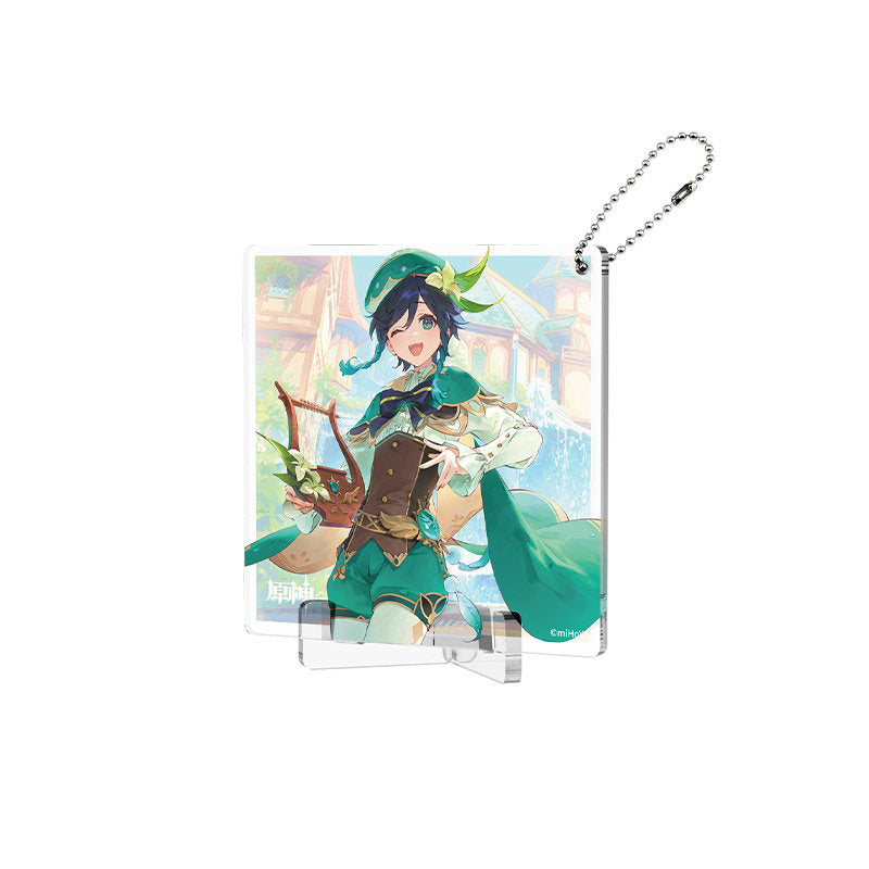 Genshin Impact Fated Day Venti acrylic coaster birthday design