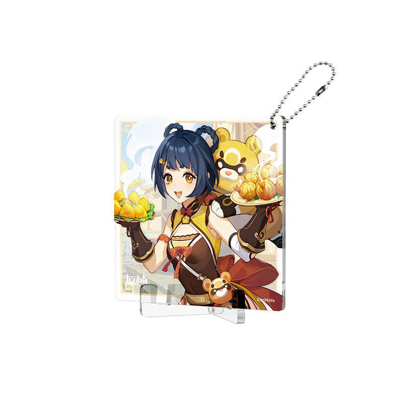 Genshin Impact Fated Day Xiangling acrylic coaster birthday design