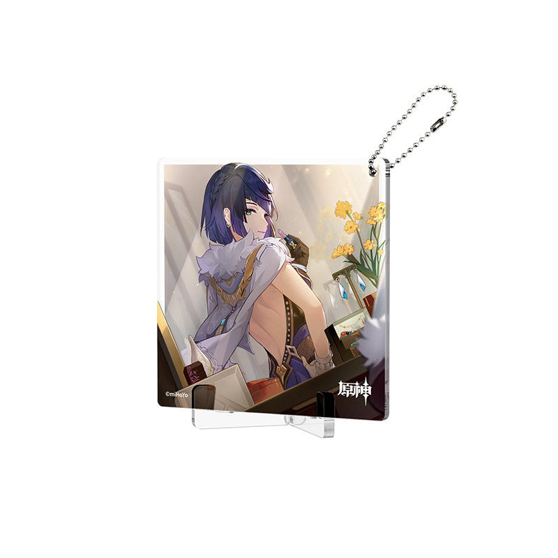 Genshin Impact Fated Day Yelan acrylic coaster birthday design