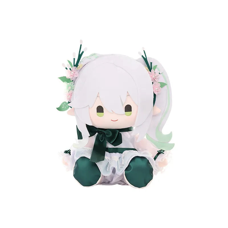 Nahida Sitting Plush from the Feast of the Gods Series on a white background
