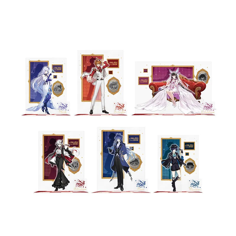 Genshin Impact FES 2026 Series character acrylic stand set featuring six character designs