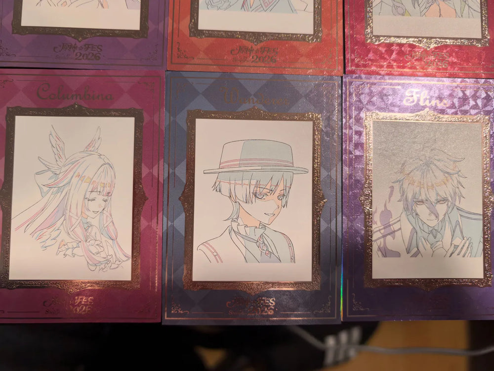 Genshin Impact FES 2026 Series Artwork Lenticular Card Set