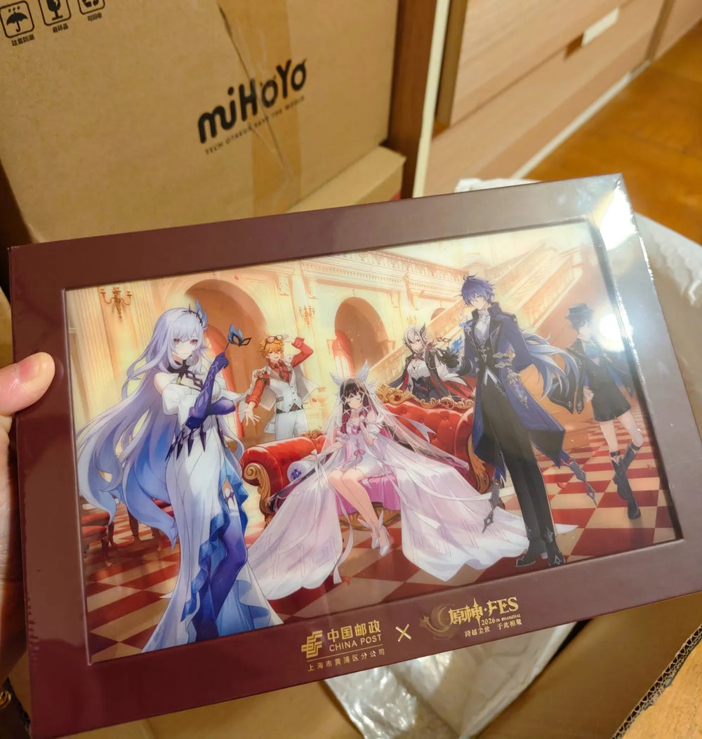Genshin Impact FES 2026 Serie Caja de Regalo de Medallas Conmemorativas