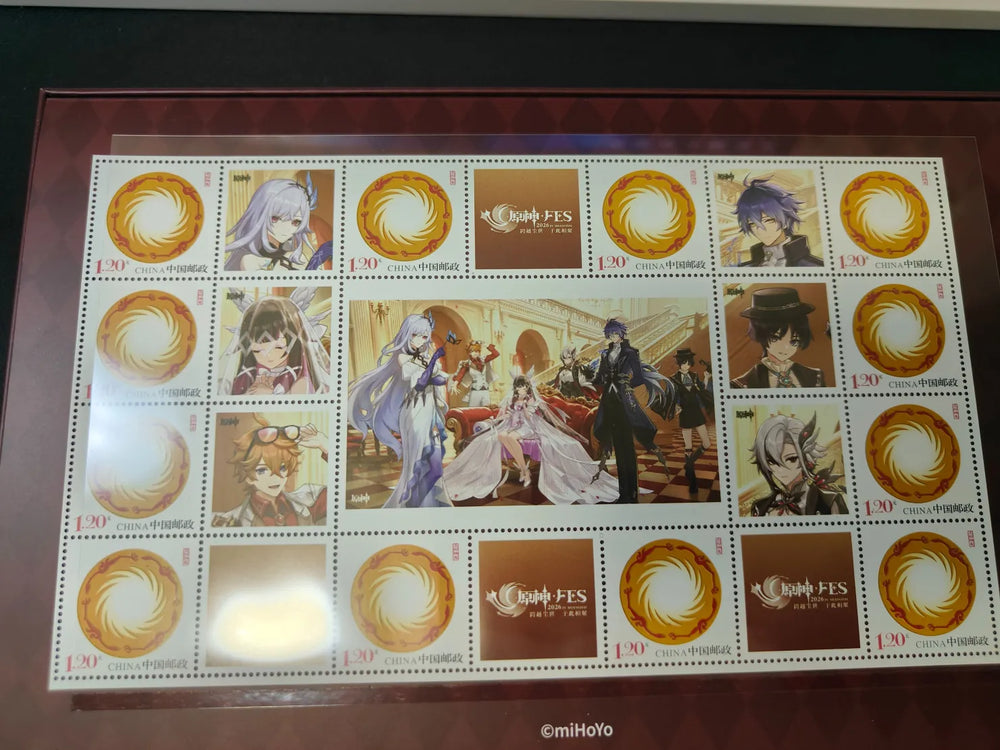 Genshin Impact FES 2026 Serie Caja de Regalo de Medallas Conmemorativas