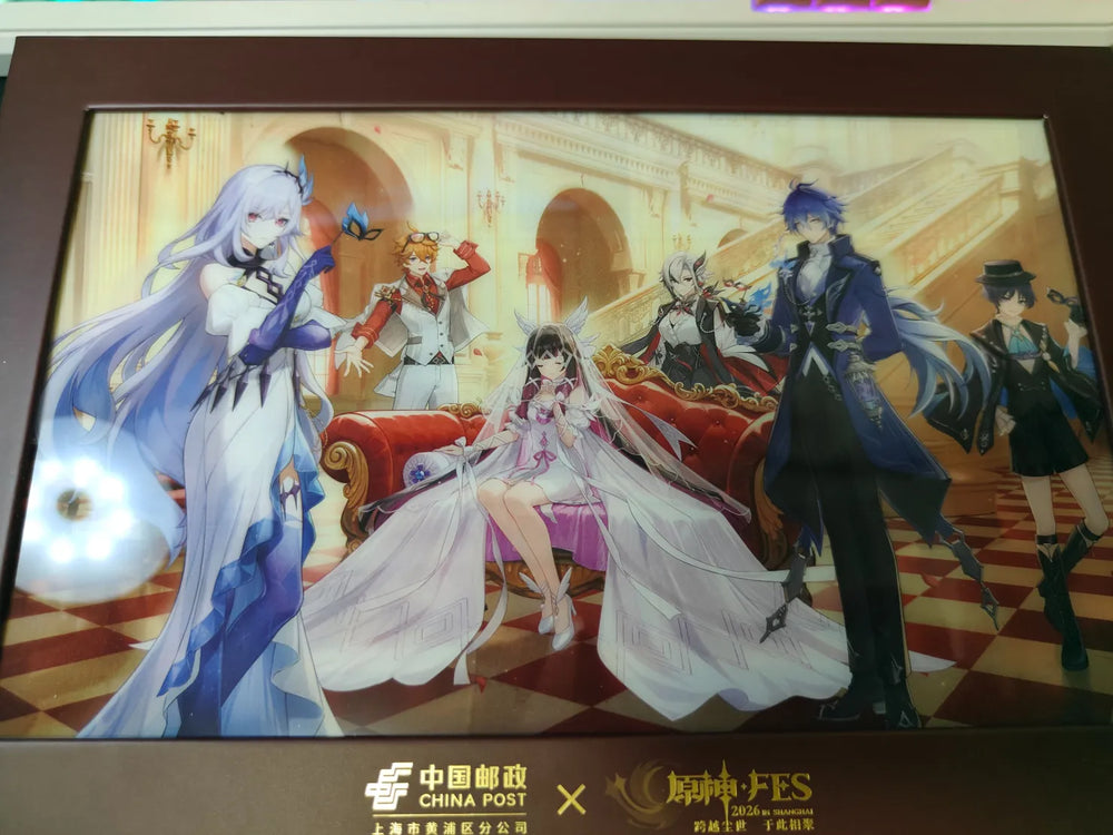 Genshin Impact FES 2026 Serie Caja de Regalo de Medallas Conmemorativas