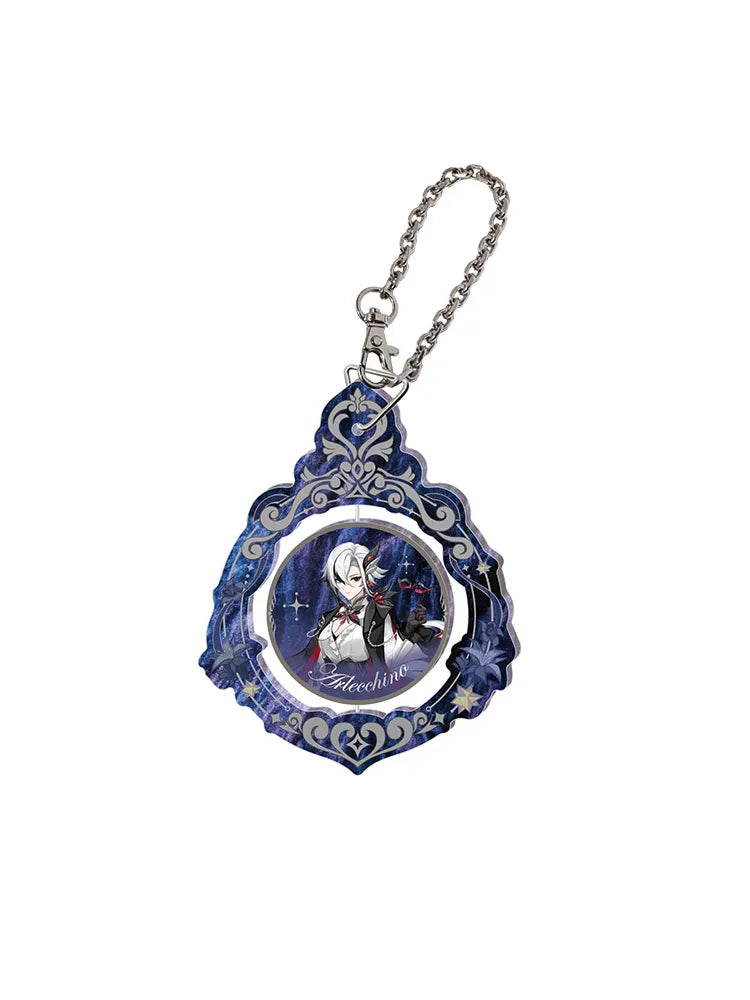 Arlecchino Genshin Impact FES 2026 Series rotating acrylic charm