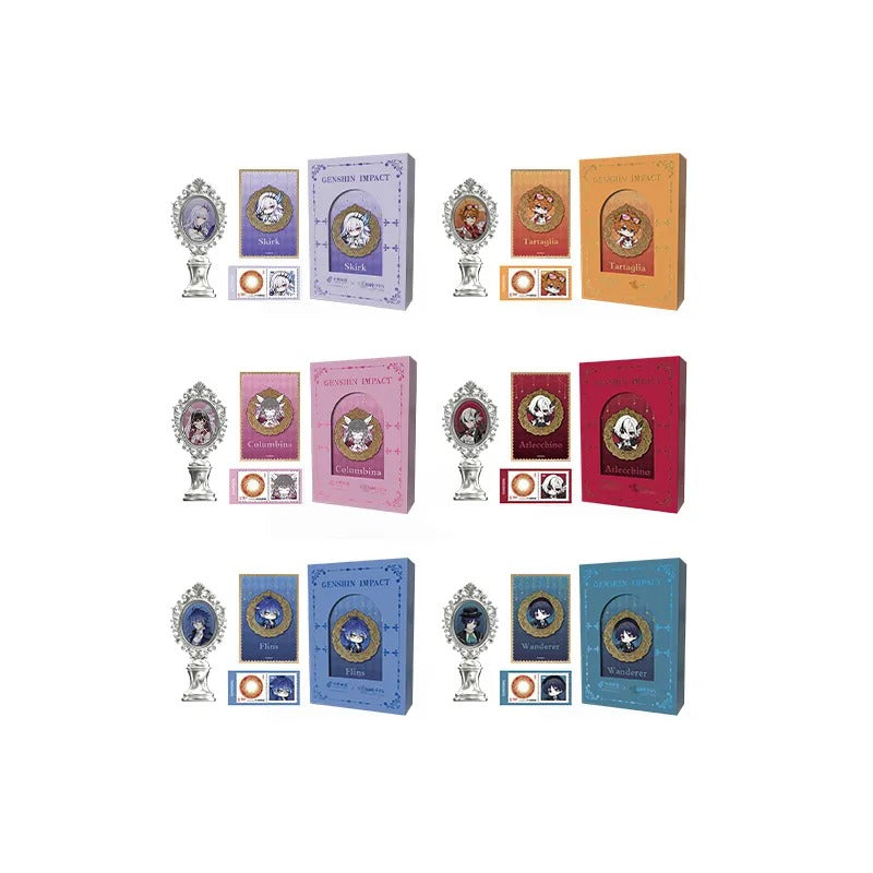 Genshin Impact FES 2026 Wax Seal Gift Box featuring six character versions