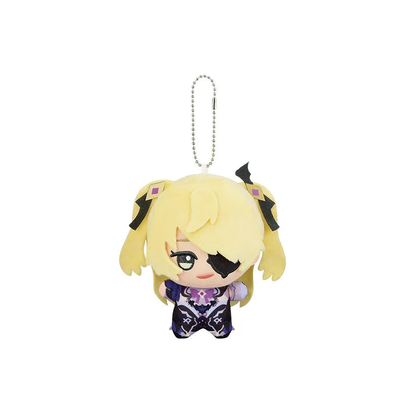 Genshin Impact Fischl Little Valley plush keychain with detailed chibi plush artwork