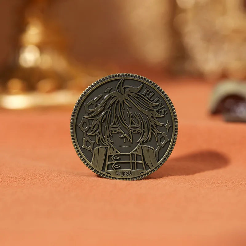 Genshin Impact Flins Decision Coin Necklace Set official merchandise