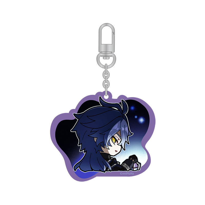 Genshin Flins Q Version Expression Series acrylic keychain official merchandise chibi character charm