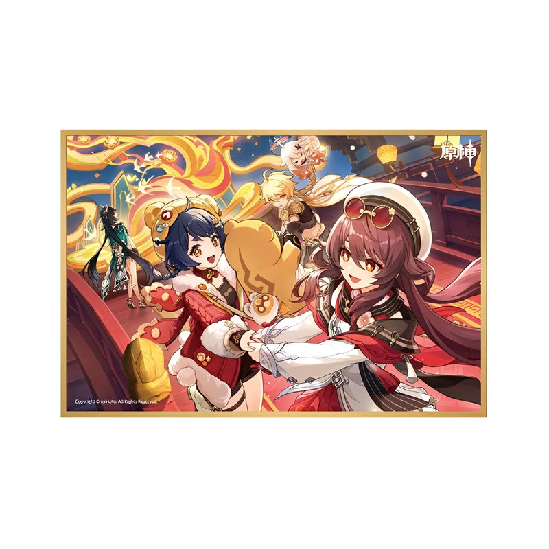 Genshin Impact Flowing Wind Garden illustration art card