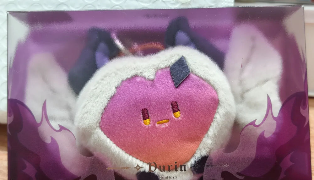 Genshin Impact Fluffy Friendship Series Chaveiro de Pelúcia – Flins & Durin