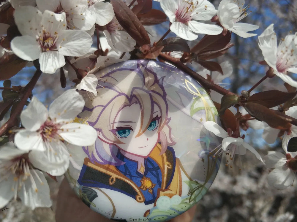 Genshin Impact Moment of Fragrant Whispers Badges & Acrylic Art Tiles