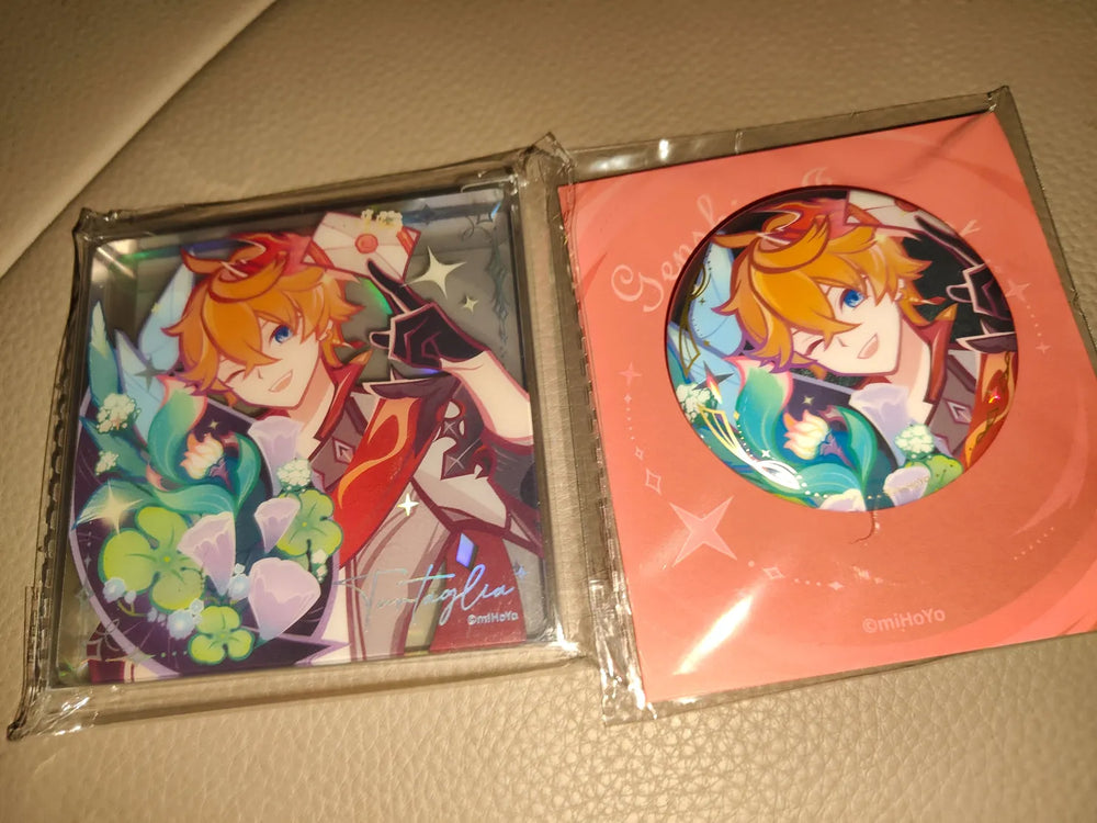 Genshin Impact Moment of Fragrant Whispers Badges & Acrylic Art Tiles