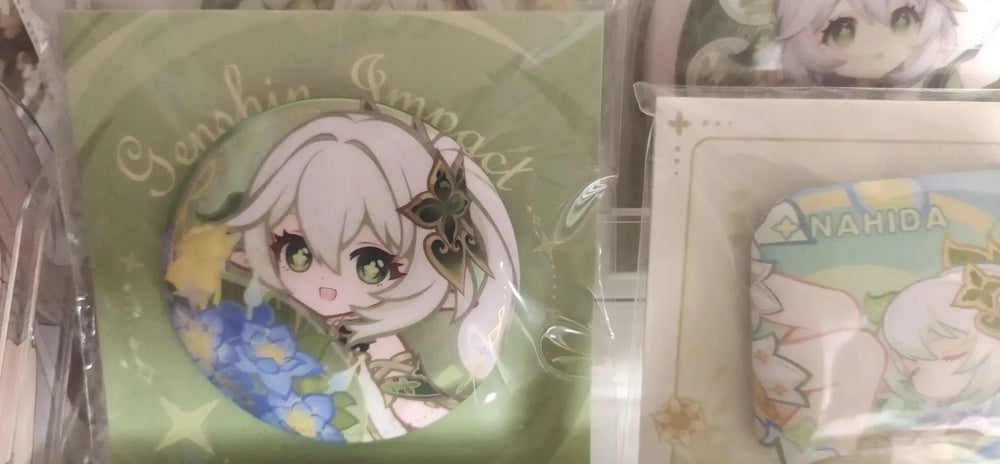 Genshin Impact Moment of Fragrant Whispers Badges & Acrylic Art Tiles