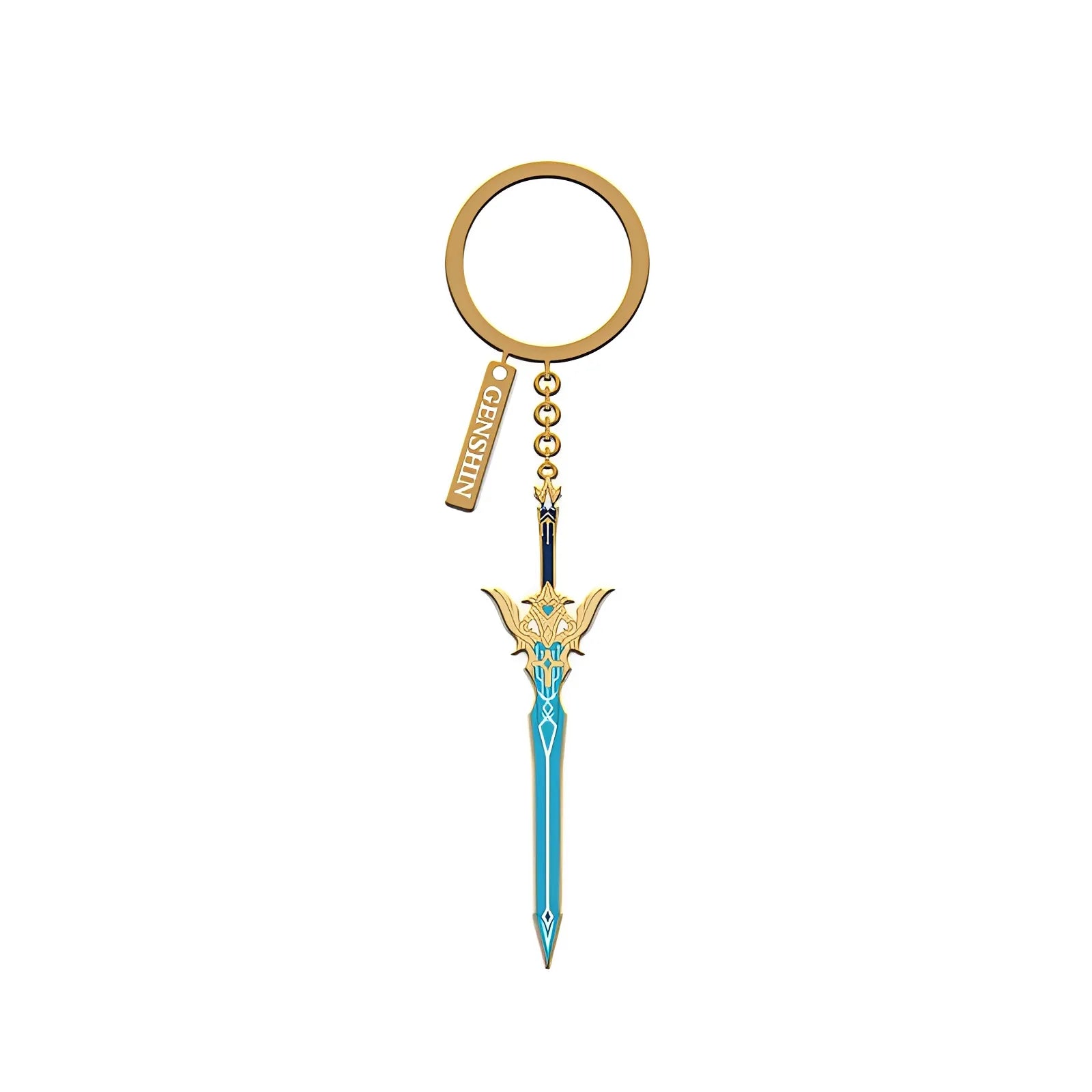 Genshin Impact Freedom Sworn weapon metal charm keychain Divine Casting series