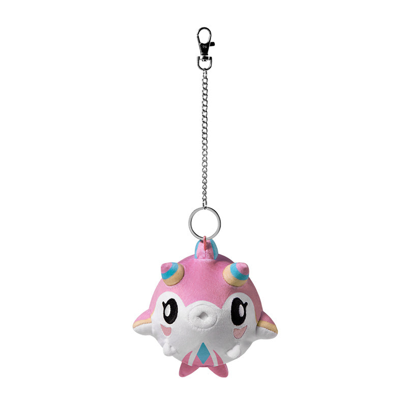 Genshin Impact Freshwater Blubberbeast plush bag charm isolated on white background