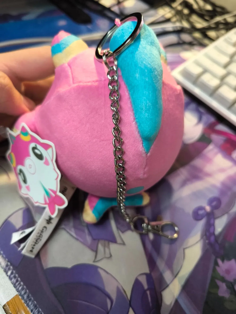 Genshin Impact Porte-clés Peluche Blubberbeast d’Eau Douce Mualani
