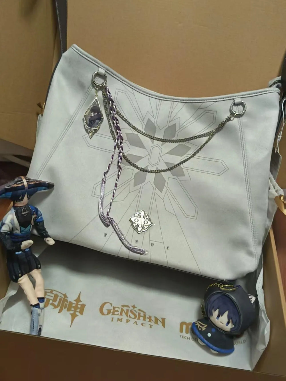 Genshin Impact Frost and Flame Series Crossbody Bag