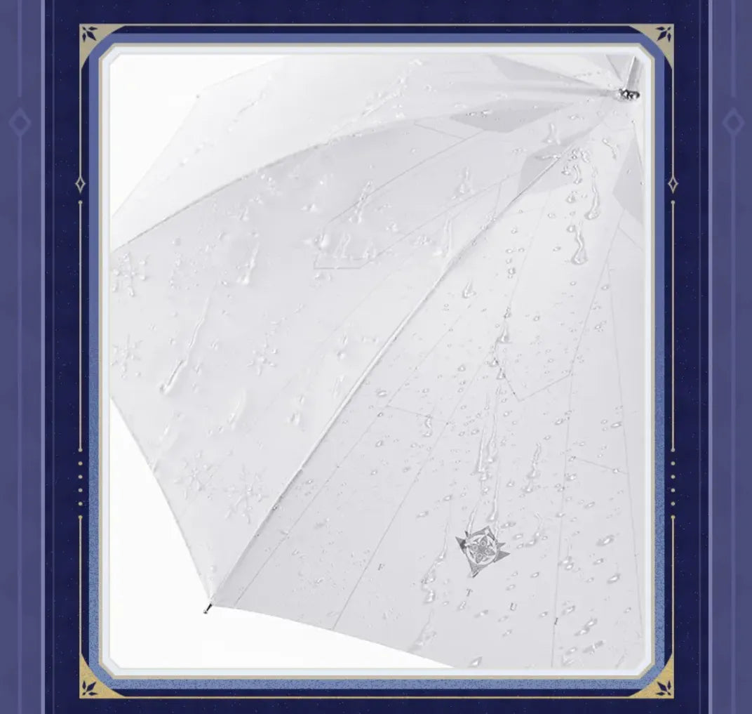 Genshin Impact Merch Elegant White Umbrella