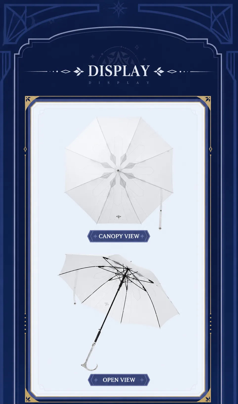 Genshin Impact Merch Frost and Flame Series Umbrella