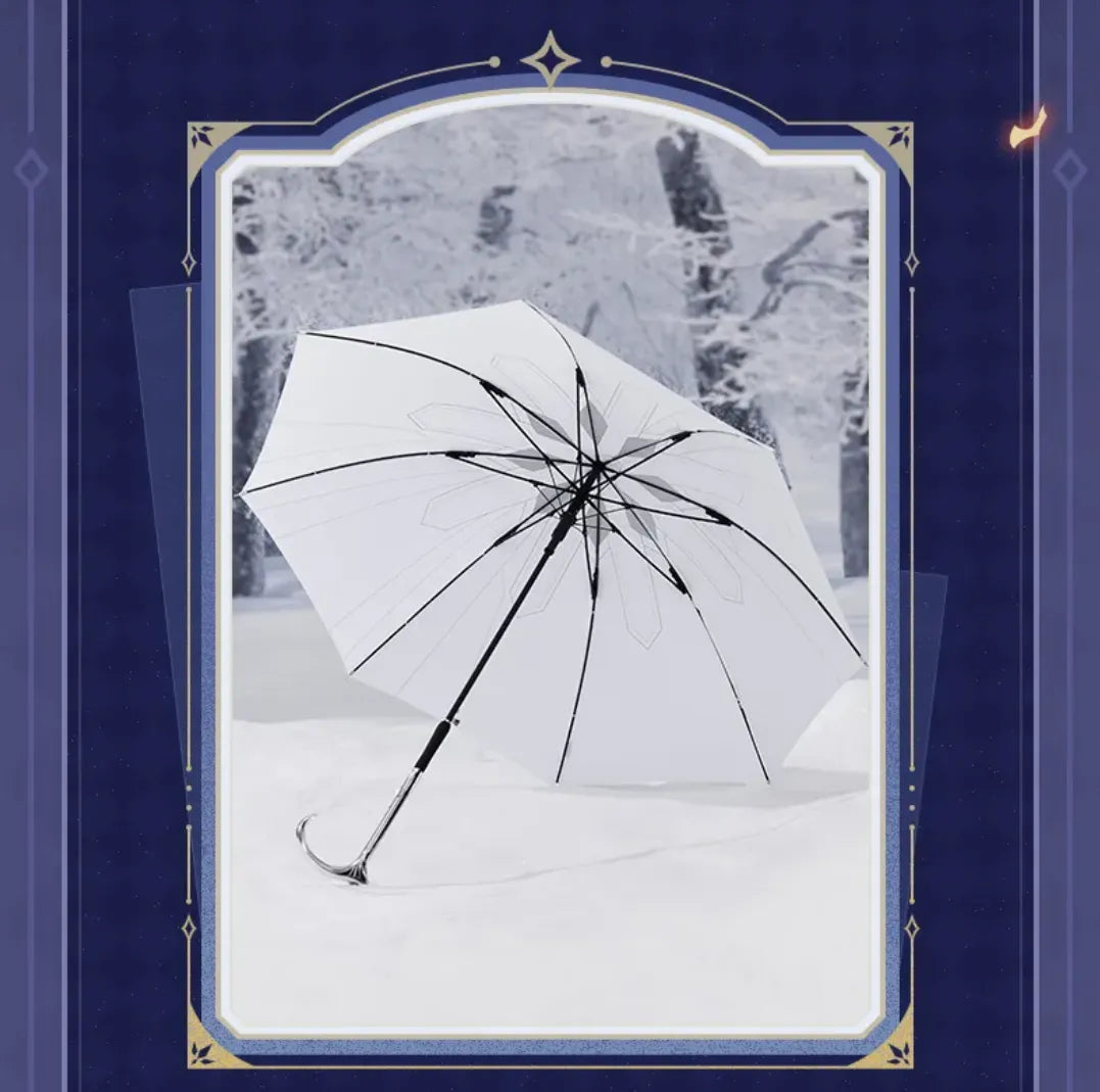 Genshin Impact Merch Frost and Flame Umbrella Design