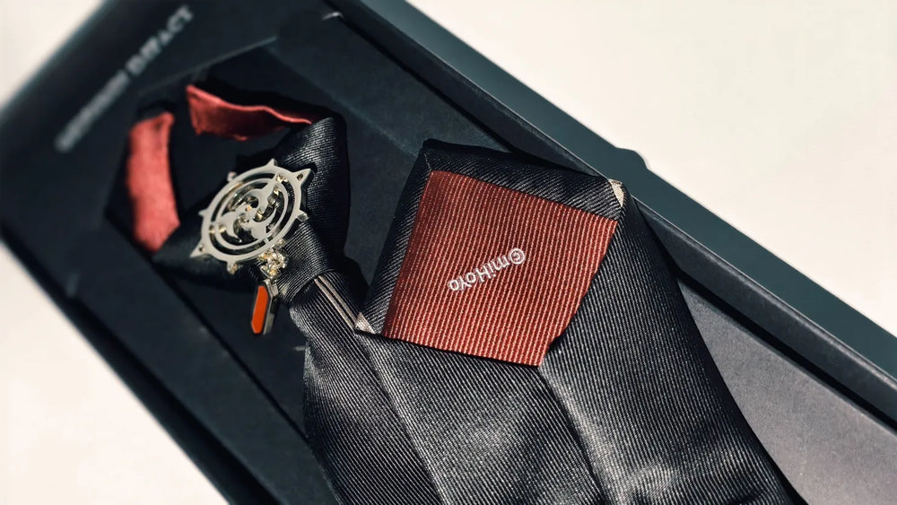 Genshin Impact Frost and Flame Series Tie Featuring Fatui Harbingers