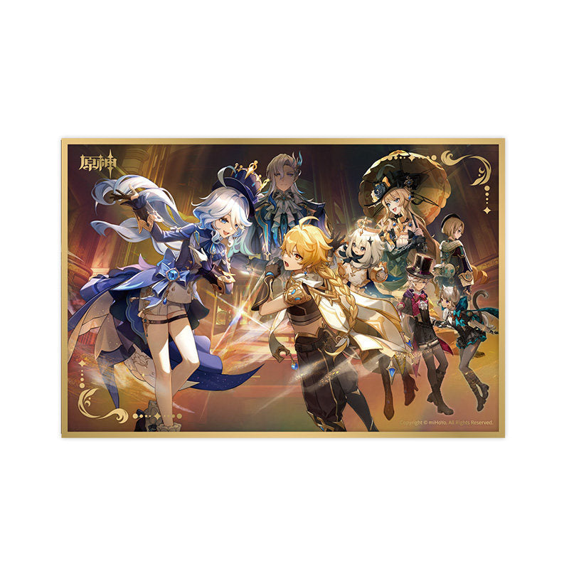 Genshin Impact Furina acrylic art print theme series collectible card