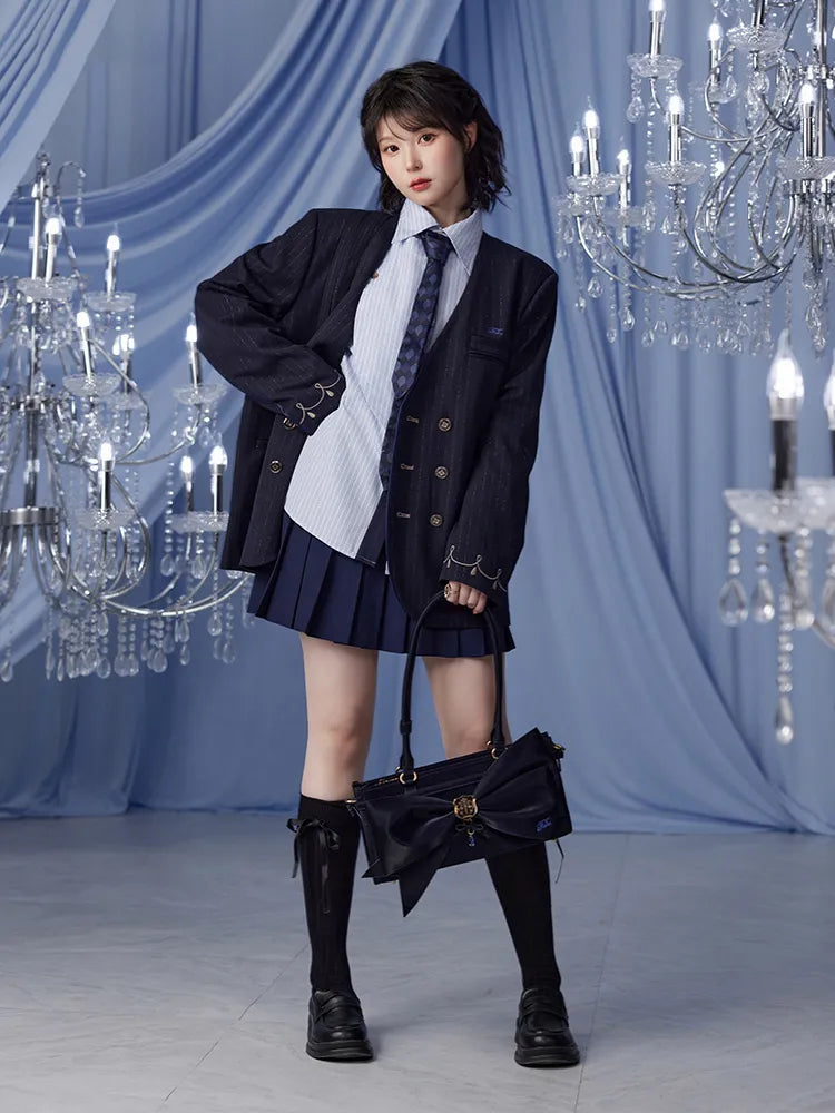 Genshin Impact Furina Themed Impression Series Collarless Casual Jacket