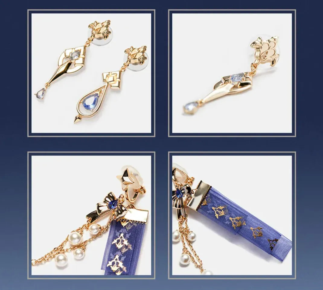 Furina earrings size and material information