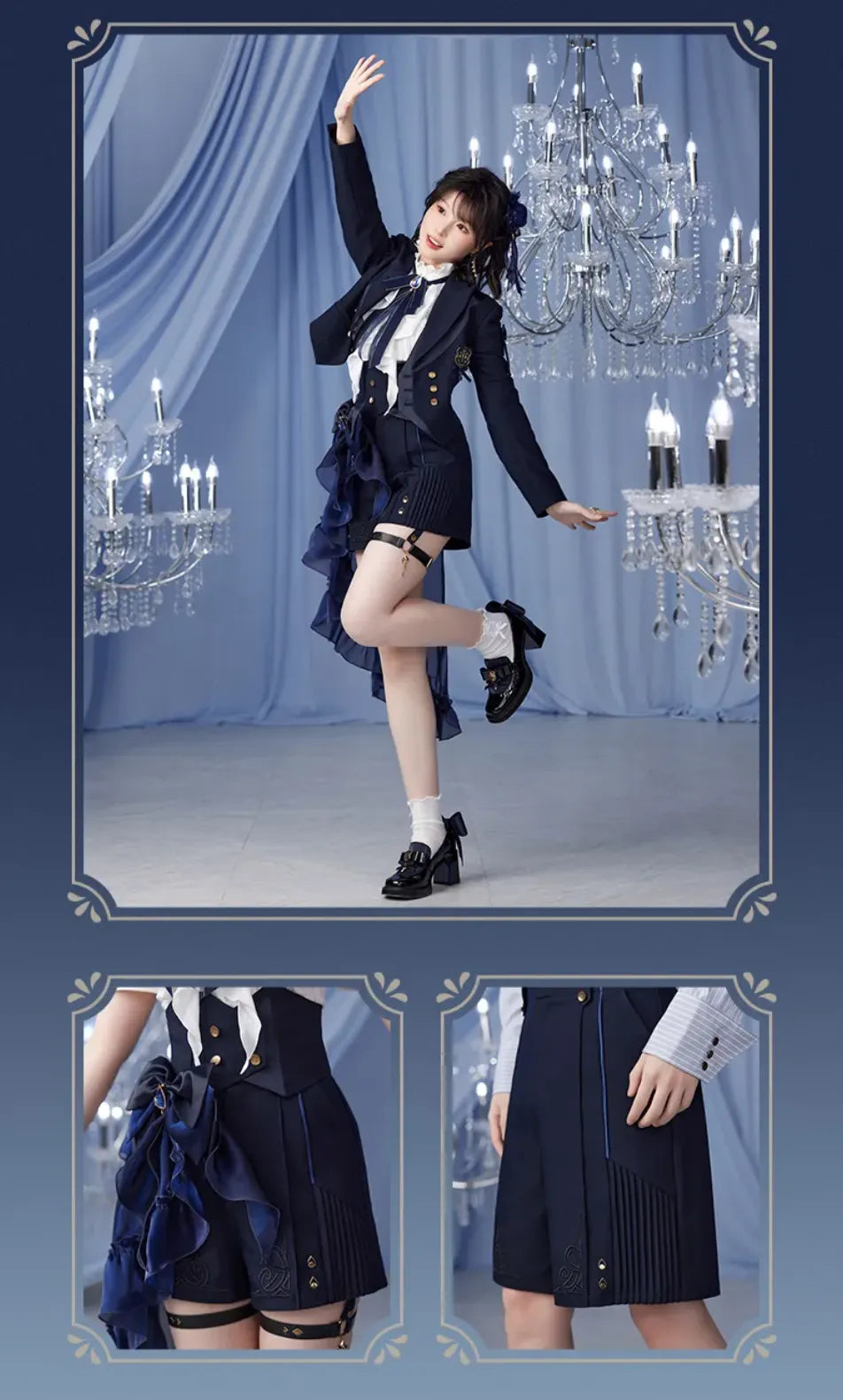 Oversized bow accessory detail