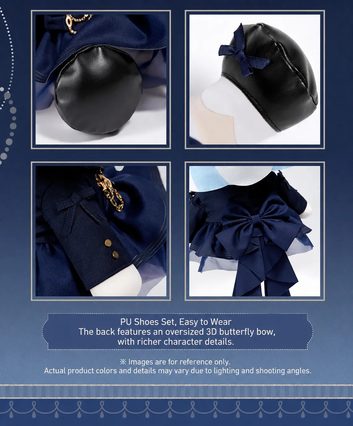 Furina Plush Doll hat and hairstyle detail display