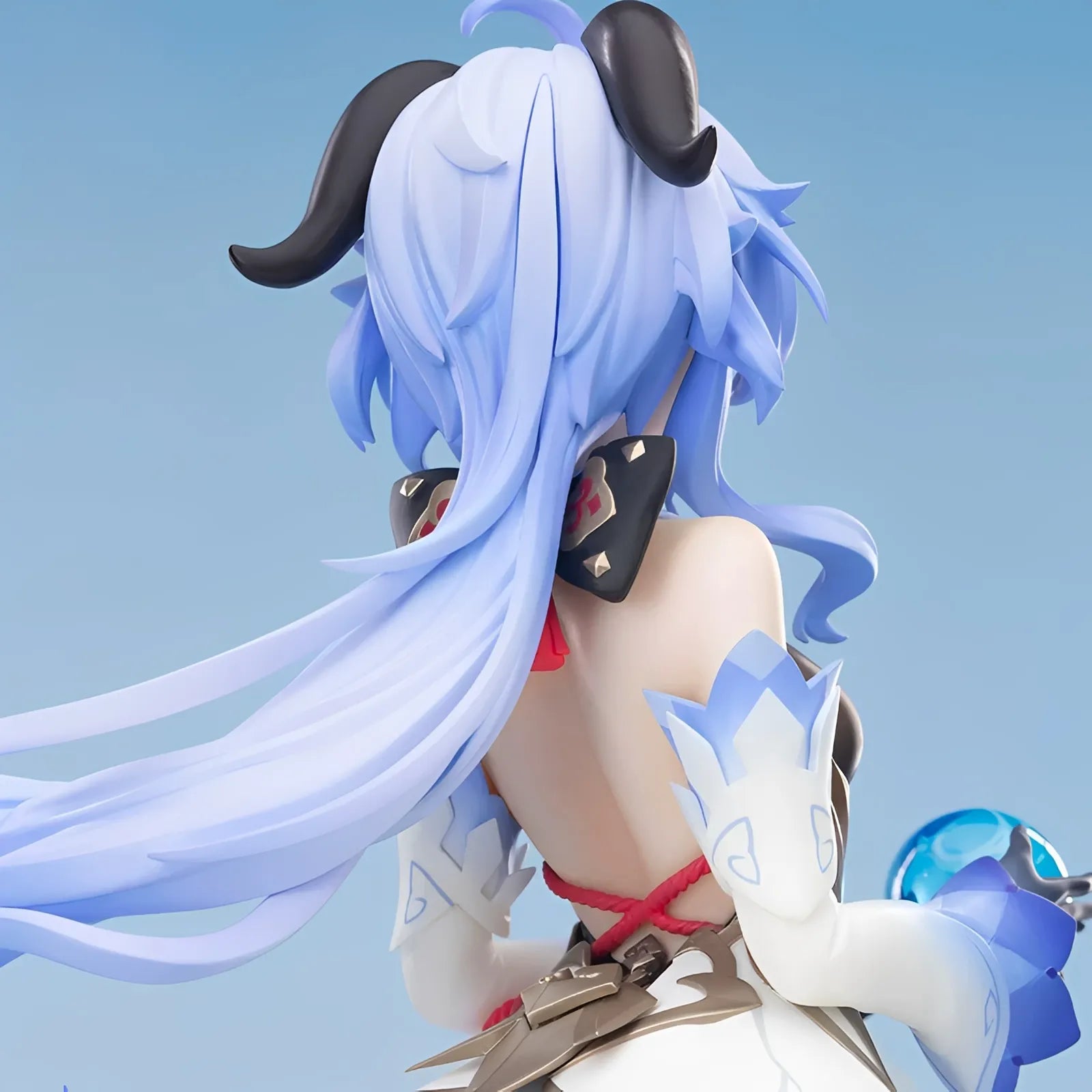 Ganyu figure upper body detail face and hair