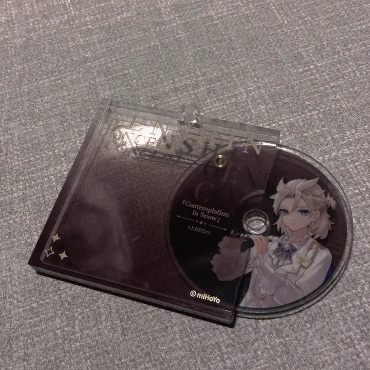 Genshin Impact Dusty Glory Series CD Style Acrylic Keychain