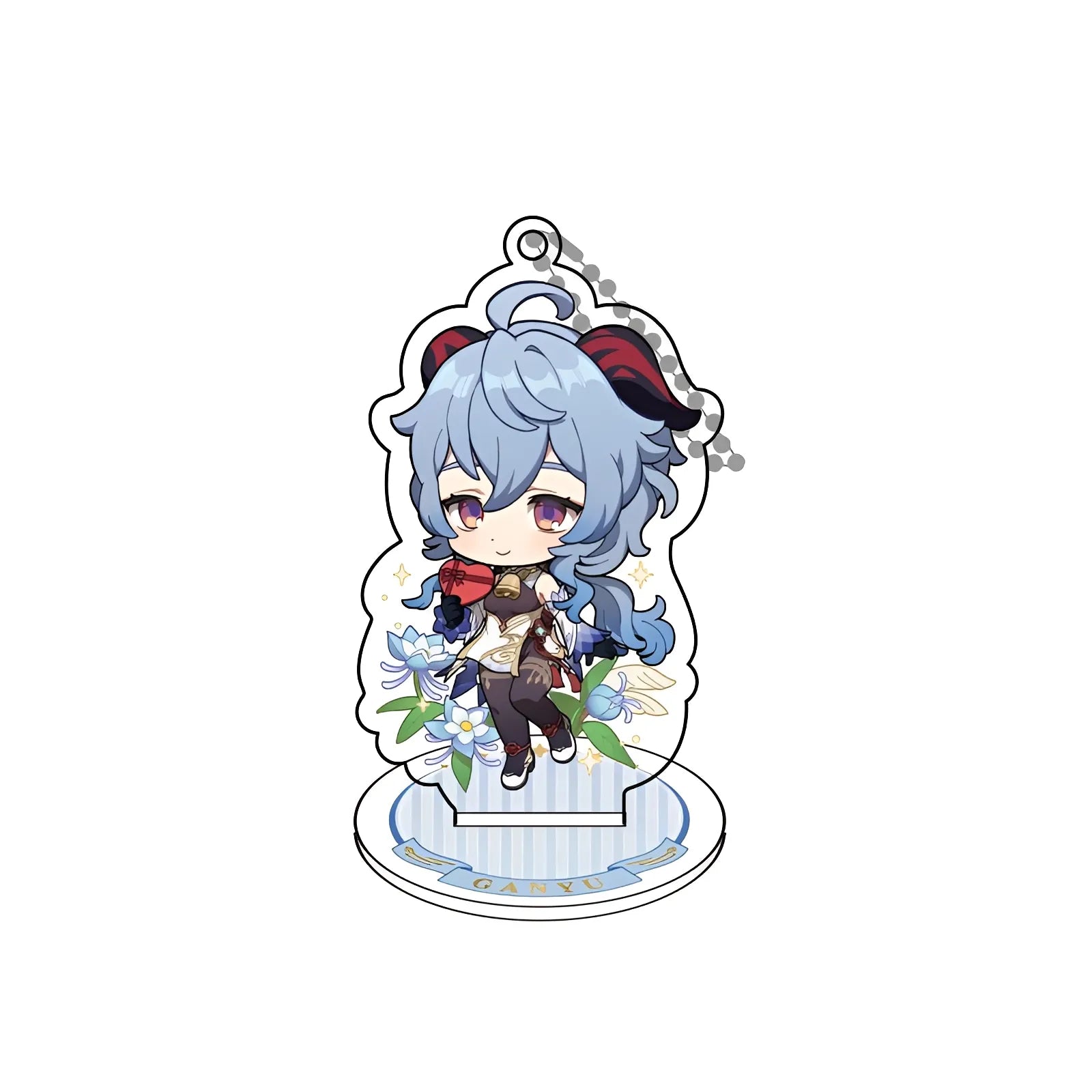 Genshin Impact Ganyu Fated Encounter Series chibi acrylic stand keychain collectible