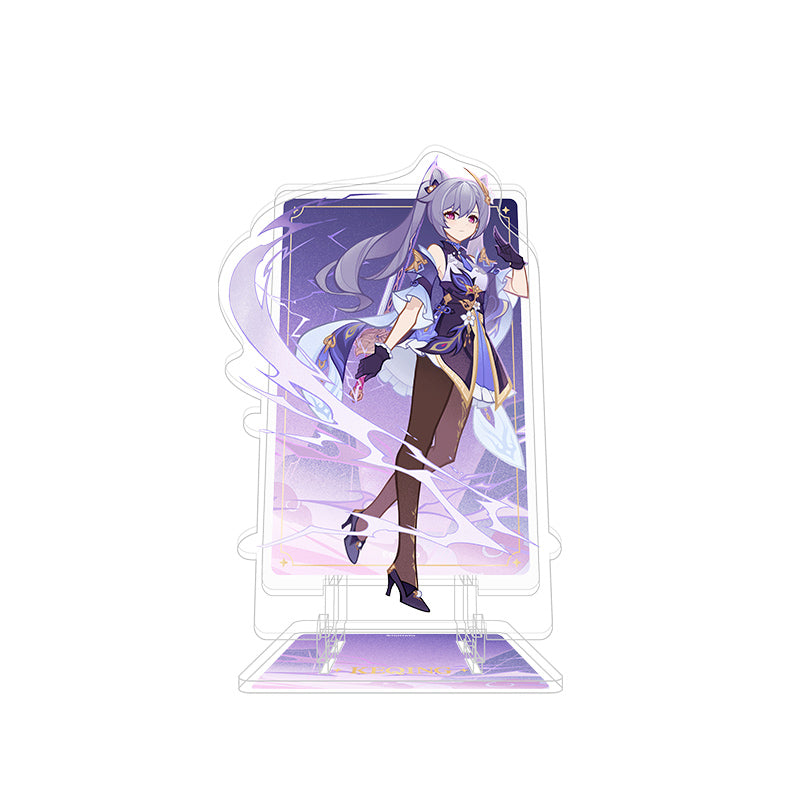 Genshin Impact Genius Invokation TCG acrylic phone stand Keqing character display