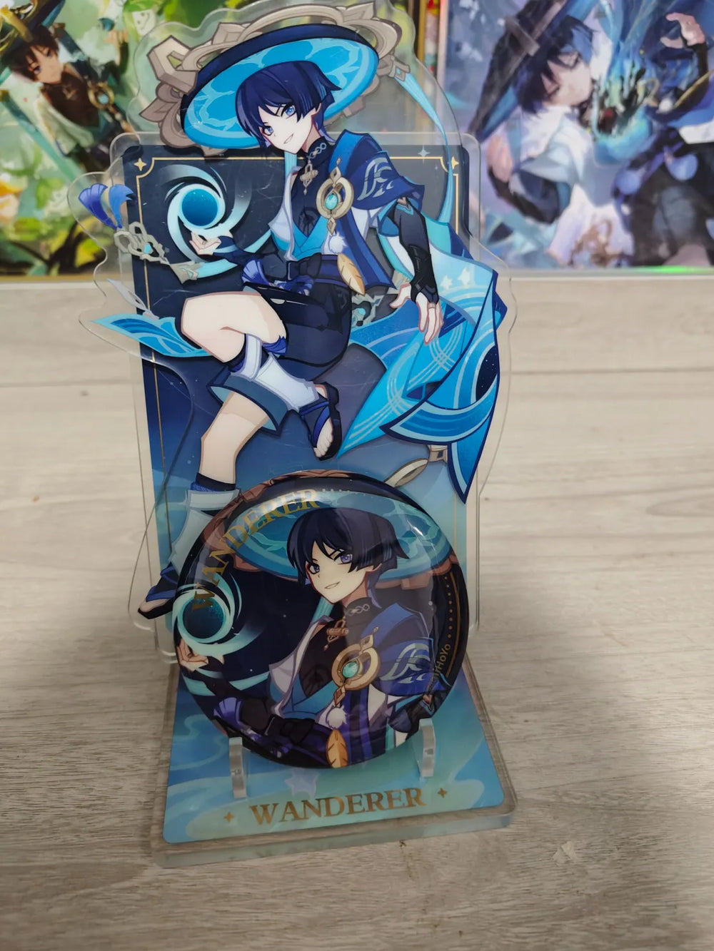 Genshin Impact Genius Invokation TCG Acrylic Phone Stand Series