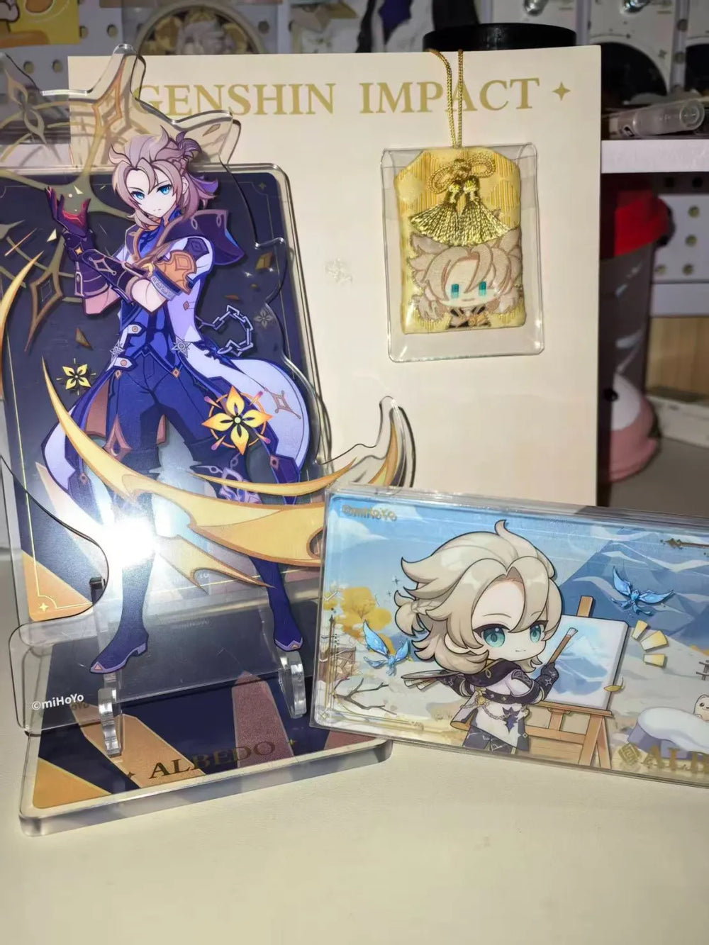 Genshin Impact Genius Invokation TCG Acrylic Phone Stand Series