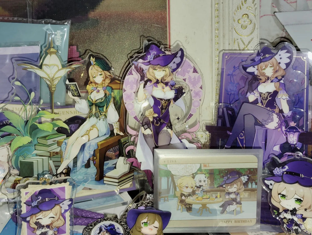 Genshin Impact Genius Invokation TCG Acrylic Phone Stand Series