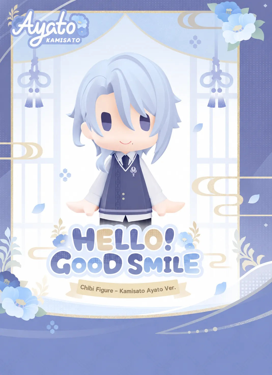 Kamisato Ayato HELLO! GOOD SMILE Chibi Figure details cover