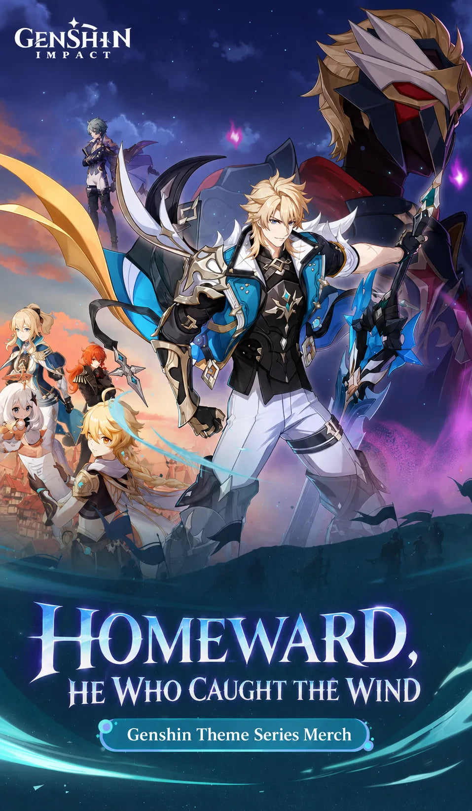 Genshin Impact Homeward, He Who Caught the Wind Varka Merchandise Details