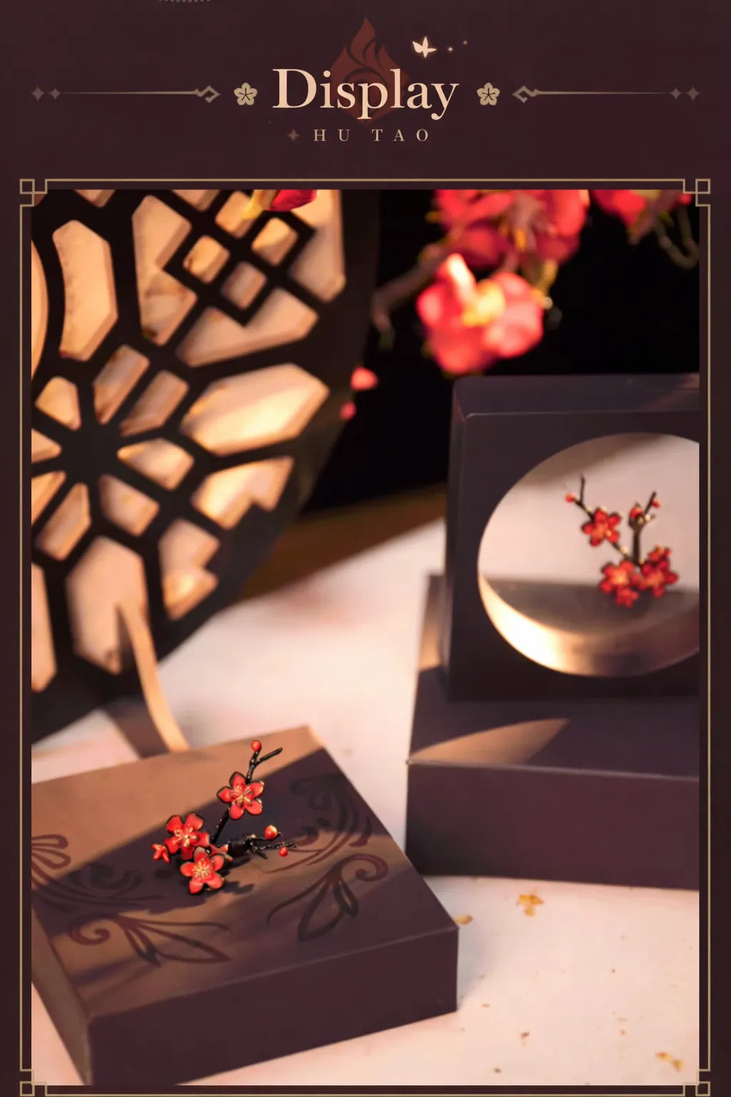 Hu Tao brooch material information metal craftsmanship details