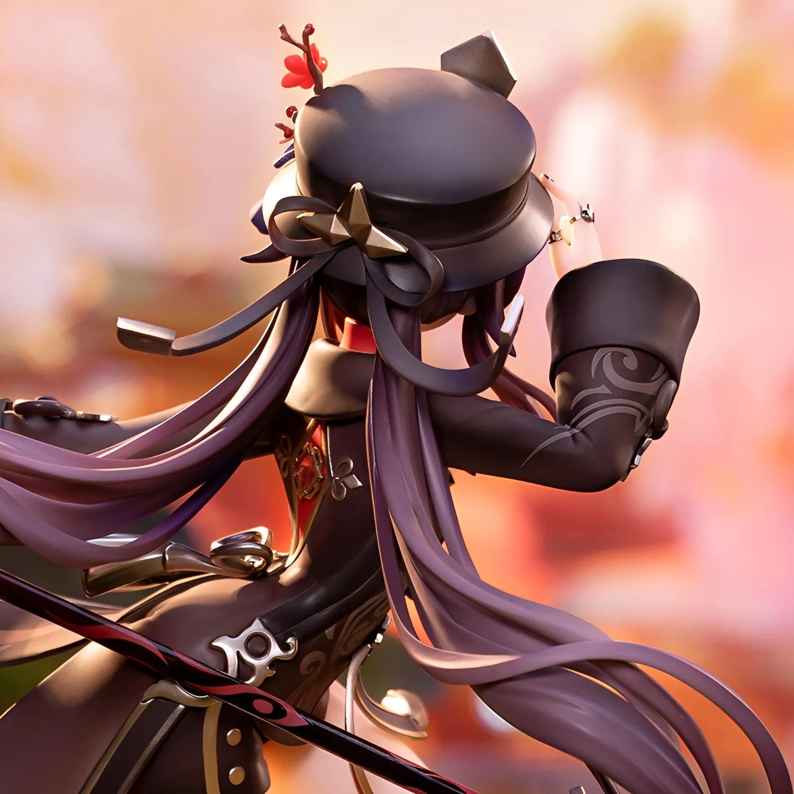 Front View of Genshin Impact Hu Tao Fragrance in Thaw Ver. 1/7 Figure