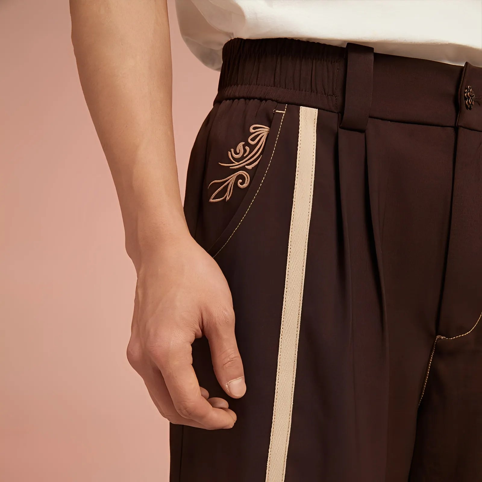 Genshin Impact Hu Tao shorts detail design fabric and stitching
