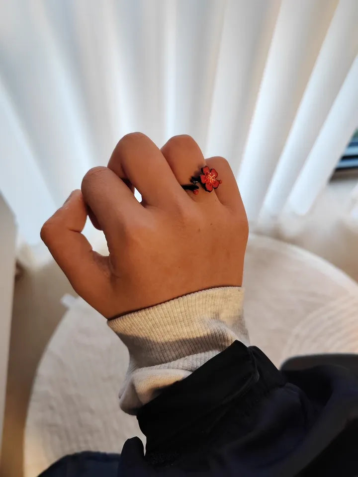 Genshin Impact Hu Tao Themed Imprint Series Ring