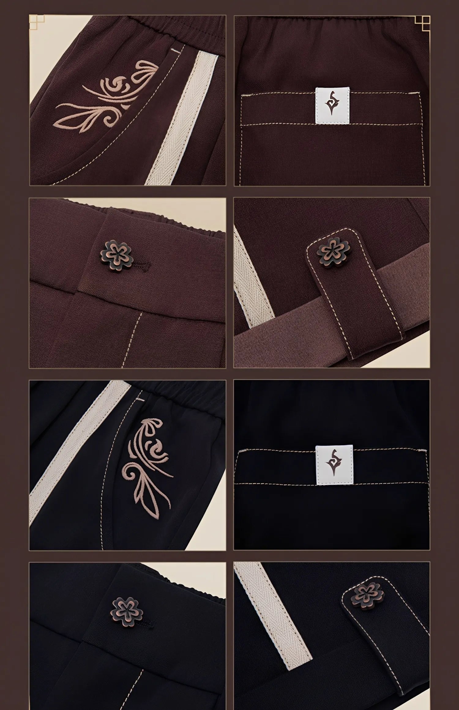 Hu Tao themed shorts subtle character design elements