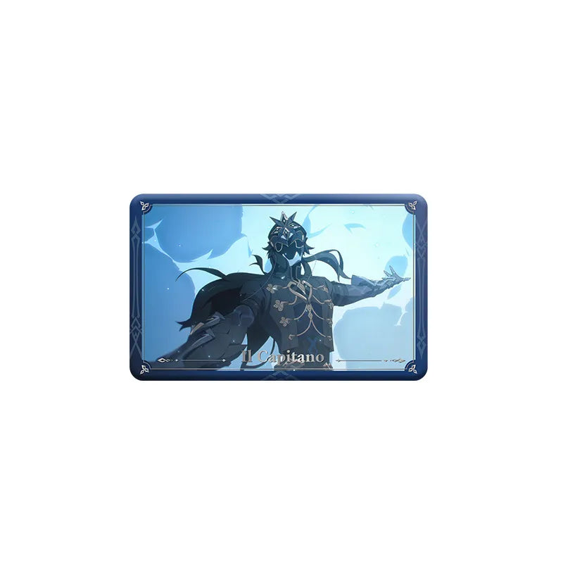 Genshin Impact Il Capitano Memories of This Life Square Badge Style A featuring collectible artwork