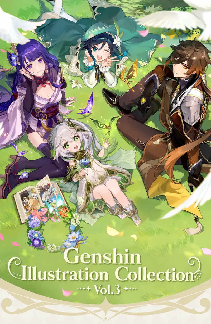 Genshin Impact Illustration Collection Vol.3 product specifications and publishing information