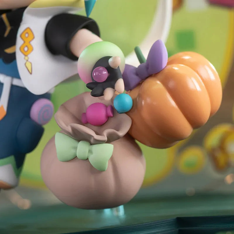 Genshin Impact Kinich Chibi Figure candy-themed display